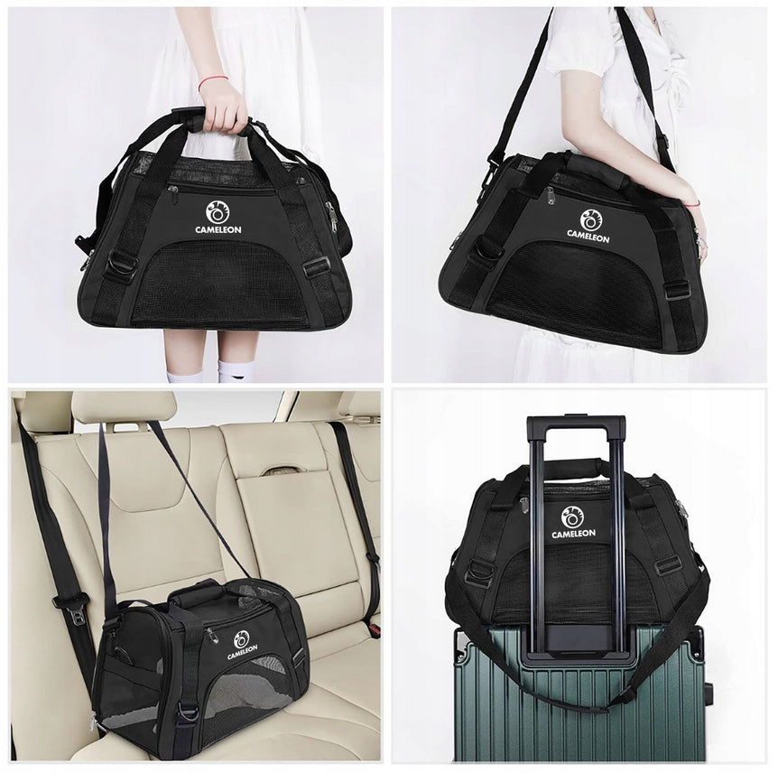 Transporter for Cat Dog Bag Backpack Folding Playpen Bed + Insert Packaging status original