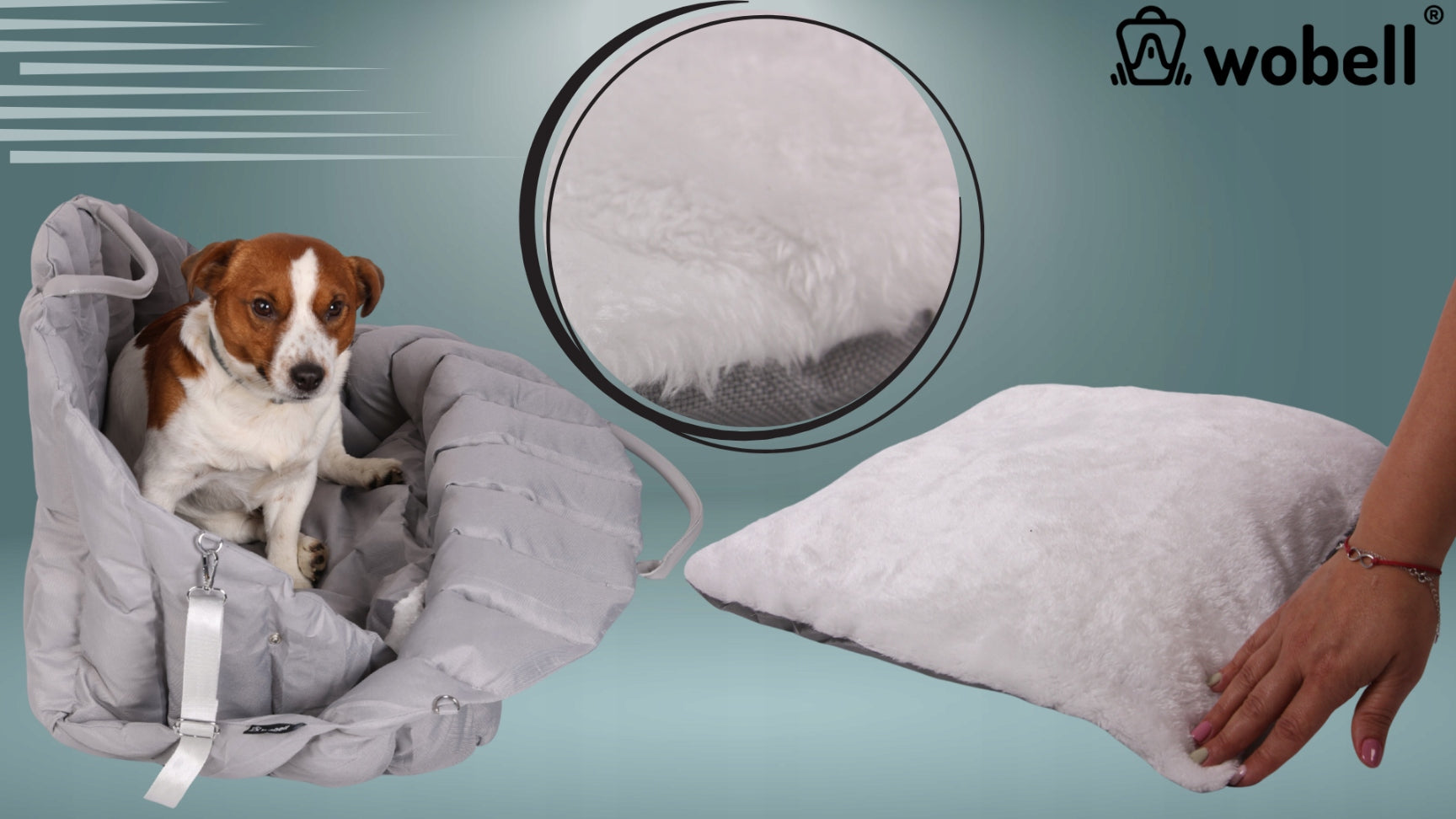 Transporter for cat dog carry bag bed carrier seat mat Main material fabric