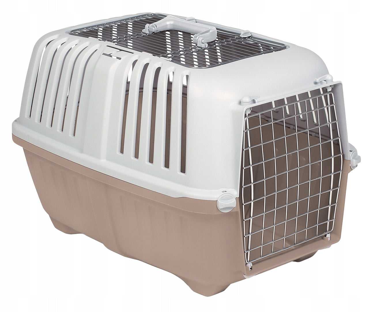Transporter for cat dog pink PRATIKO 3 OPEN PINK 60x40x39cm