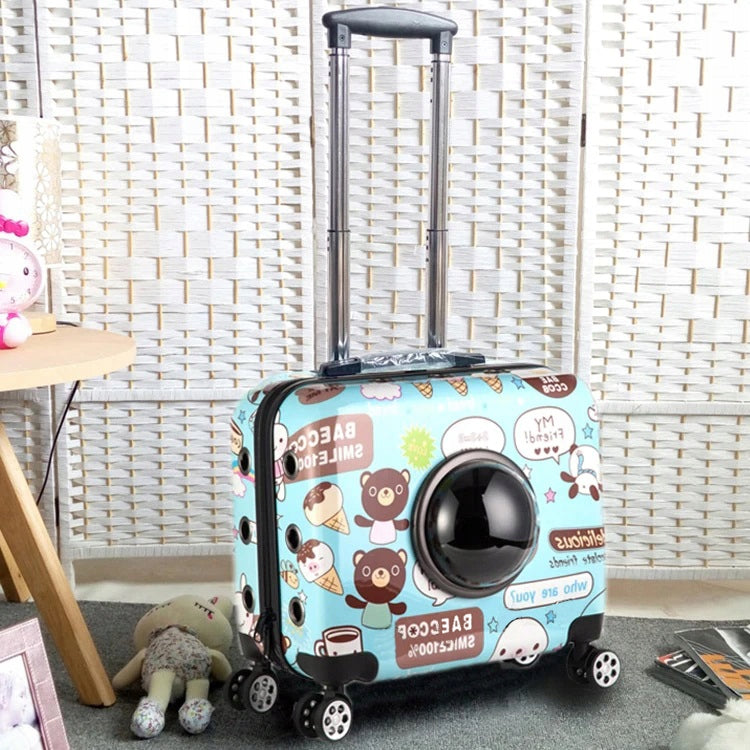 Transporter on wheels for cat / dog suitcase I208 Kind carrier