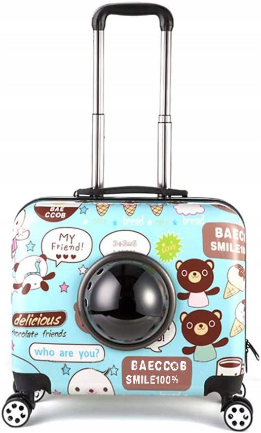 Transporter on wheels for cat / dog suitcase I208 Product height 41 cm