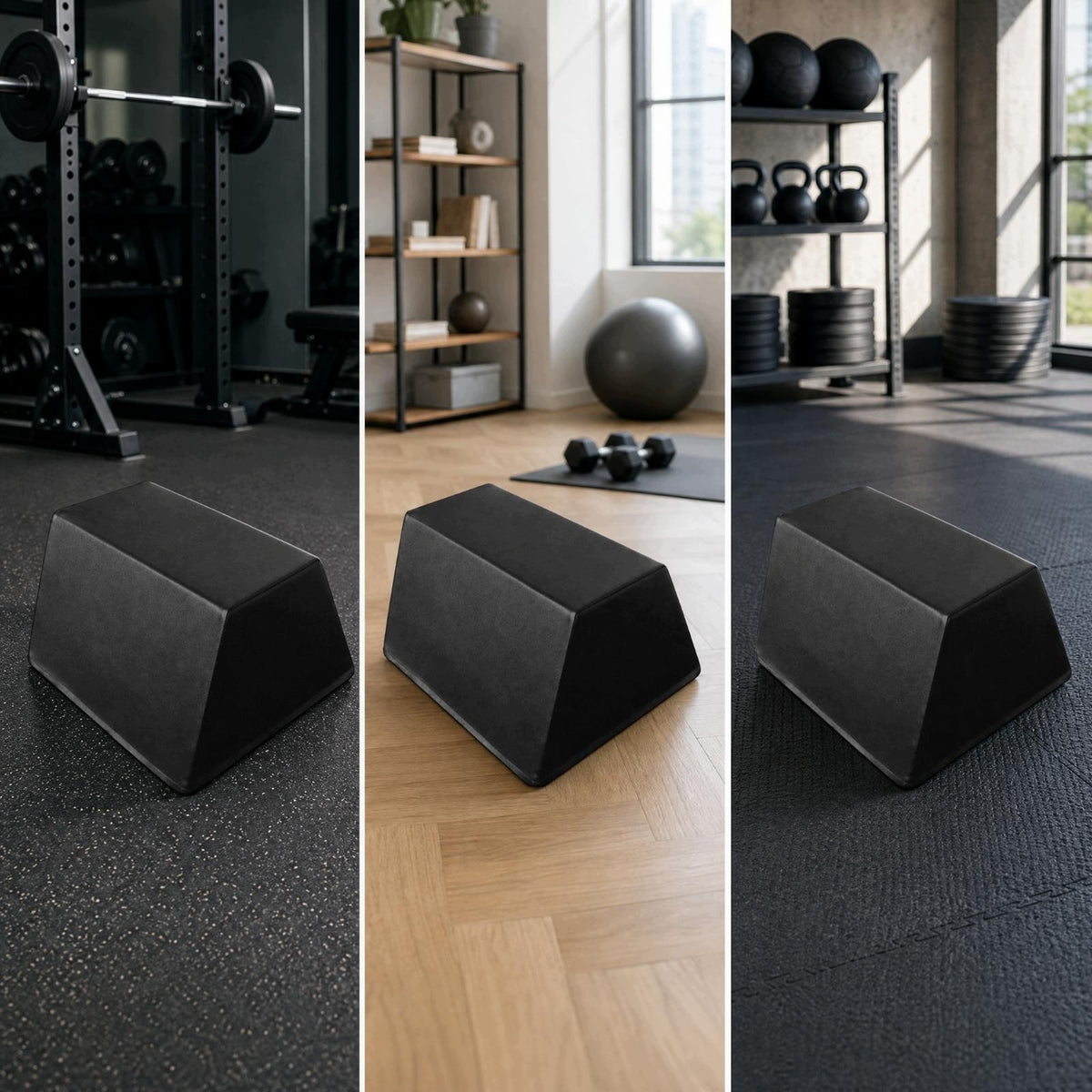 Trapezoidal Workout Bench Reinforced Workout Bench with Anti Slip Bottom Packaging status original