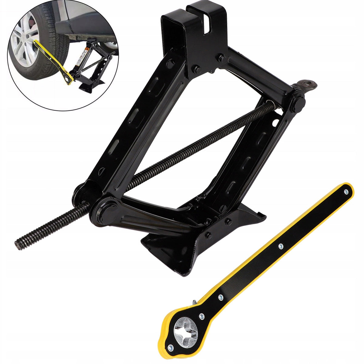 Trapezoidal car lift With key 2,5 t 100-400 mm