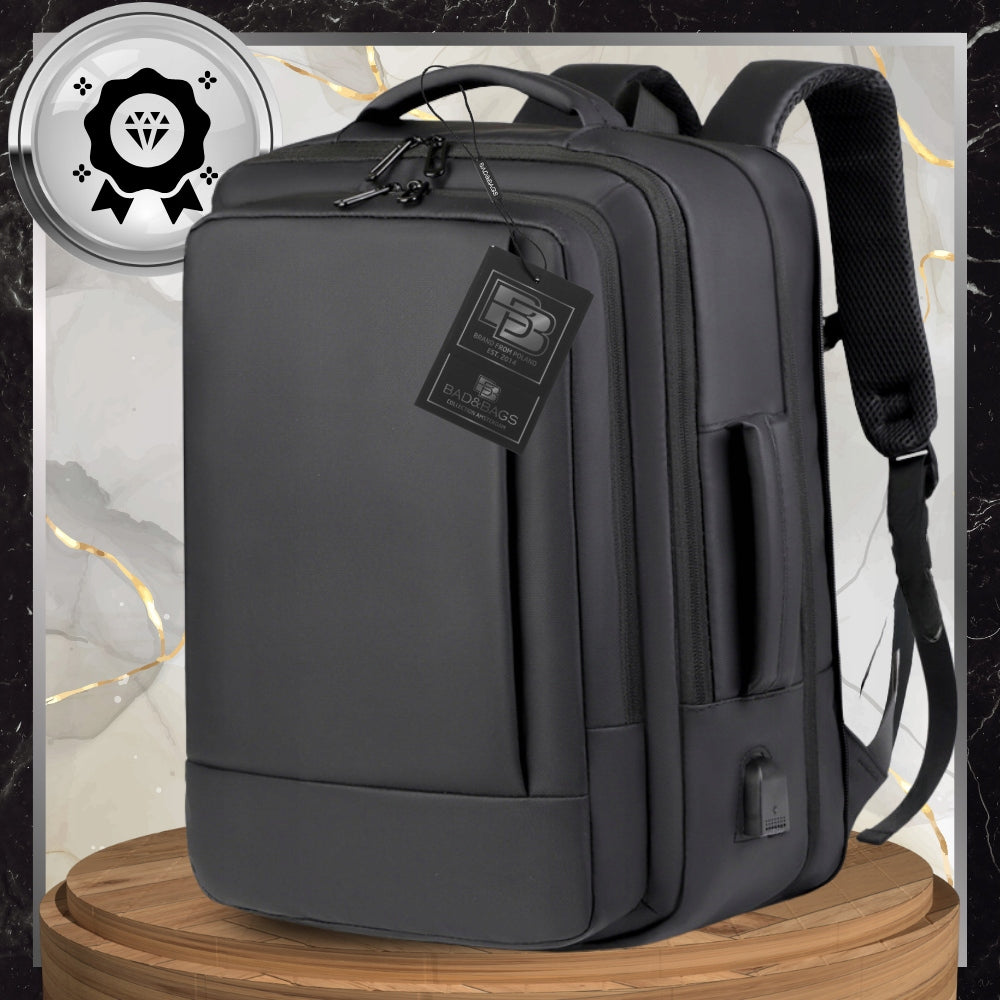 Travel Backpack BLACK For Airplane Hand Luggage USB Business CABIN Packaging status original