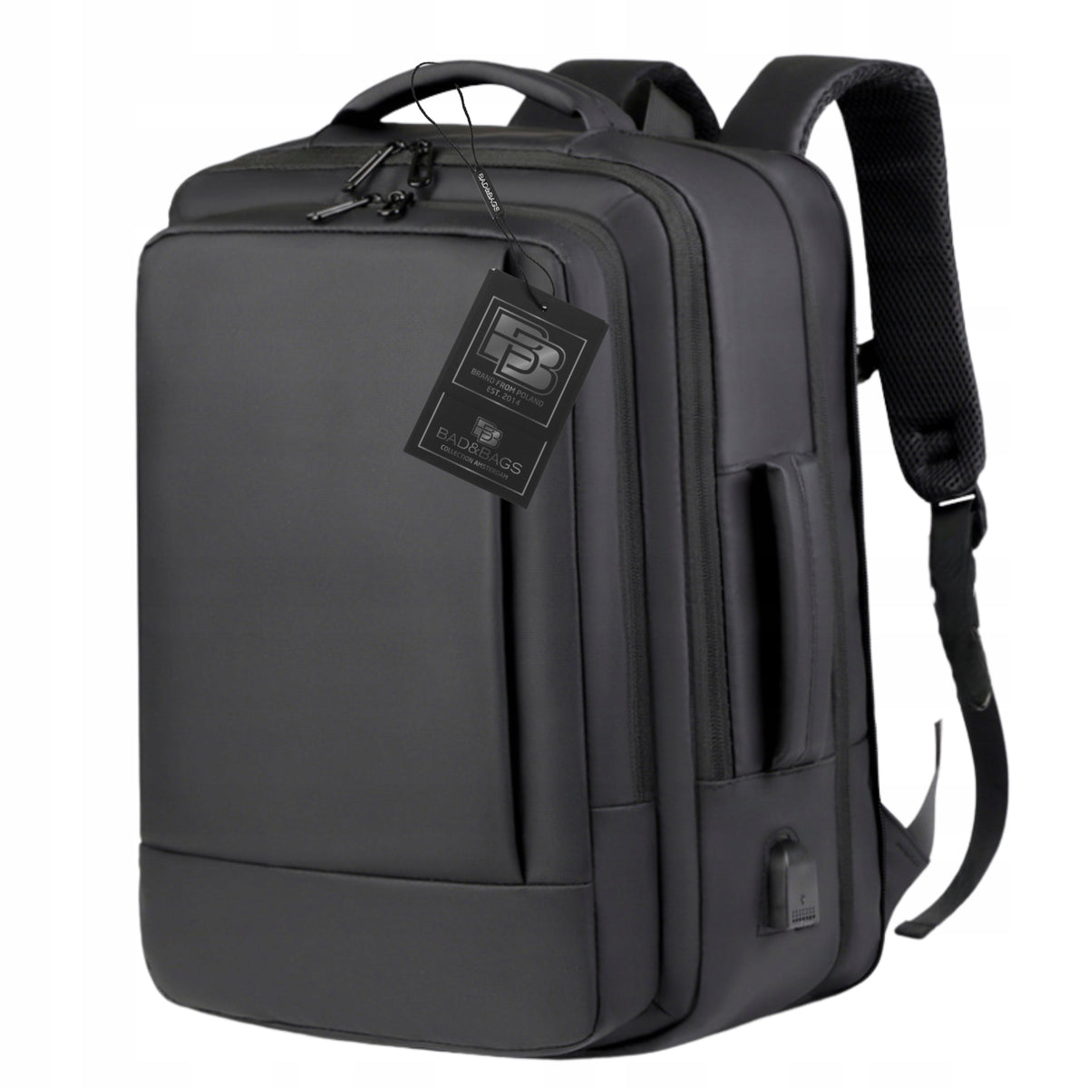 Travel Backpack BLACK For Airplane LUGGAGE Handheld USB Business CABIN Packaging status original