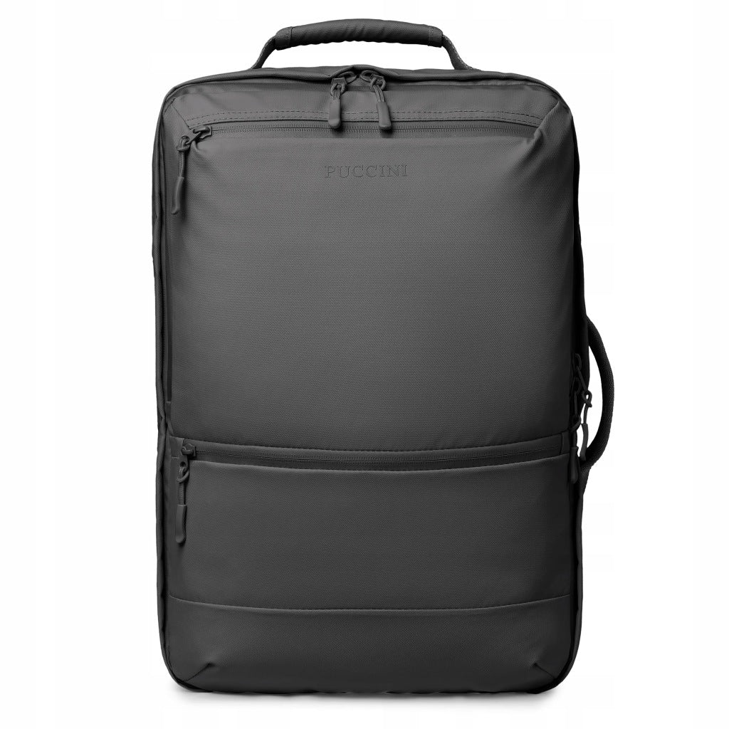 Travel Backpack with Laptop Pocket 17'' RFID PUCCINI Black PM9037-1 Brand PUCCINI
