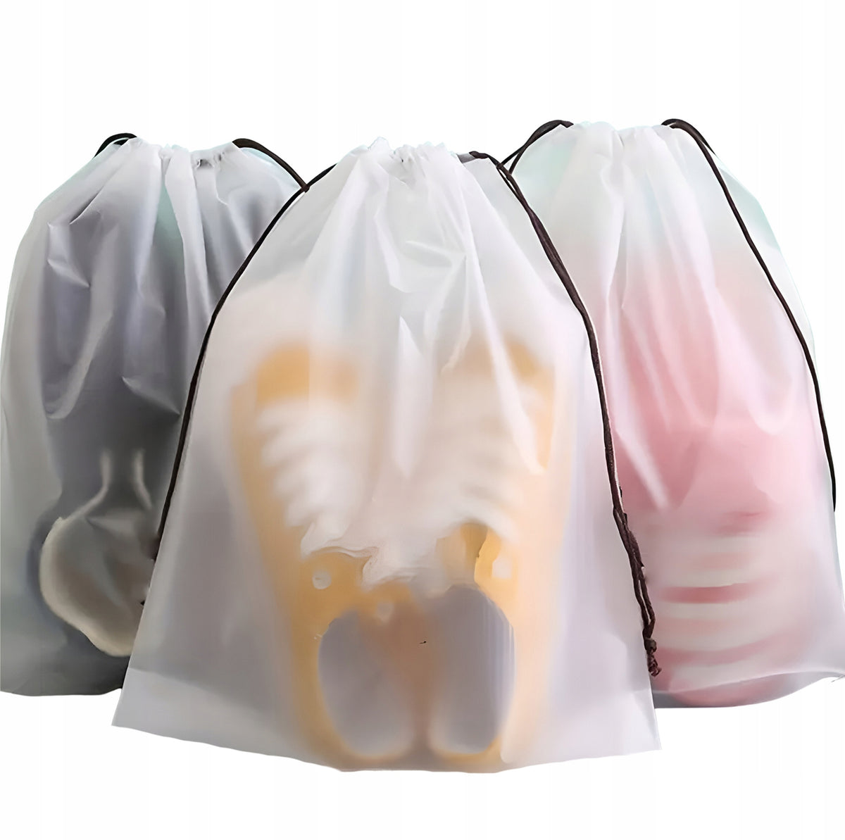 Travel Bags For Shoes Clothes For Suitcase Bags Large Drawstring 3 Manufacturer code Worki na buty Zestaw 3 szt