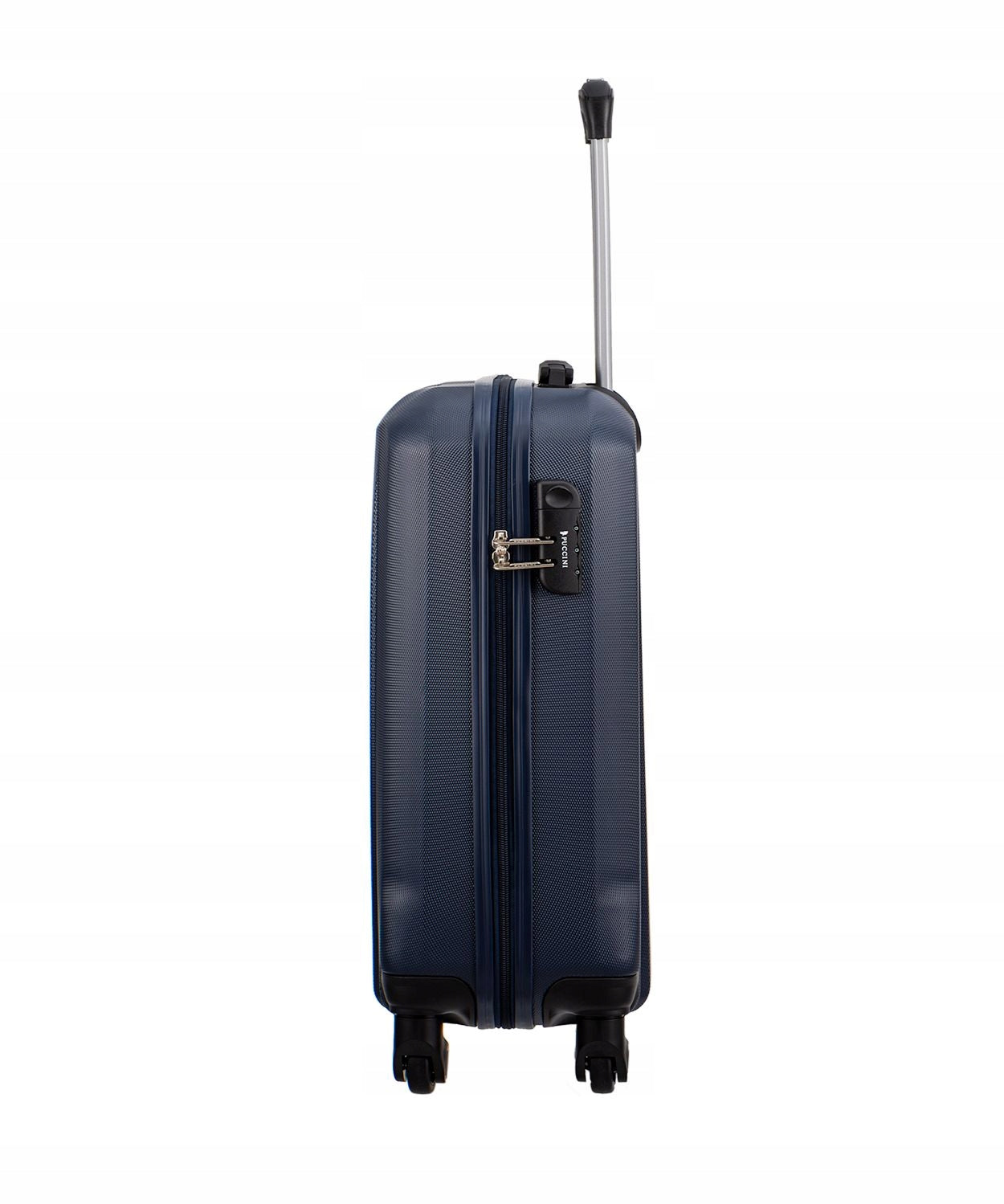 Travel Cabin Suitcase On Wheels Hard PUCCINI Navy Blue ABS03C 7A Brand PUCCINI