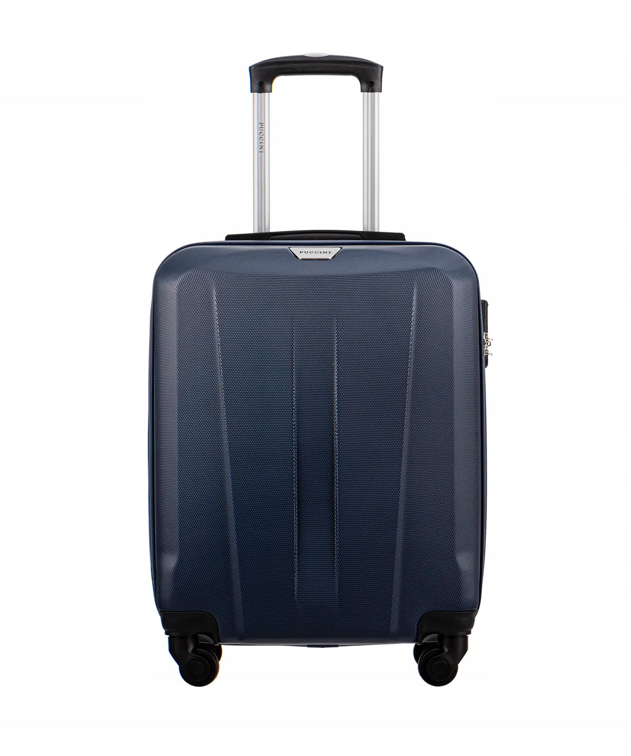 Travel Cabin Suitcase On Wheels Hard PUCCINI Navy Blue ABS03C 7A Packaging status original