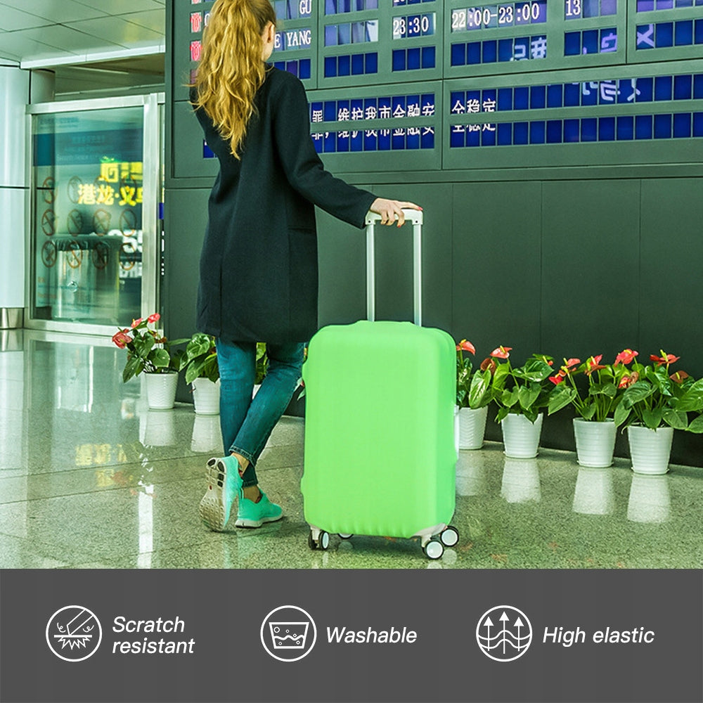 Travel Luggage Cover Flexible Suitcase Cover Color blue