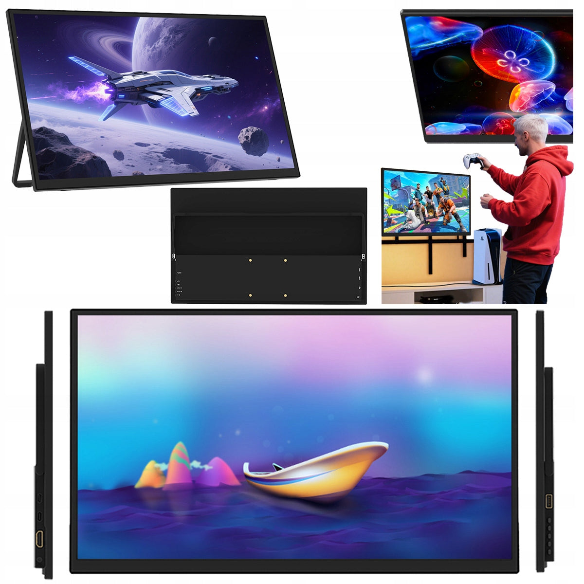 Travel Monitor for PHONE LAPTOP 18,5" 1920*1080P FHD ZEUSLAP Z18S