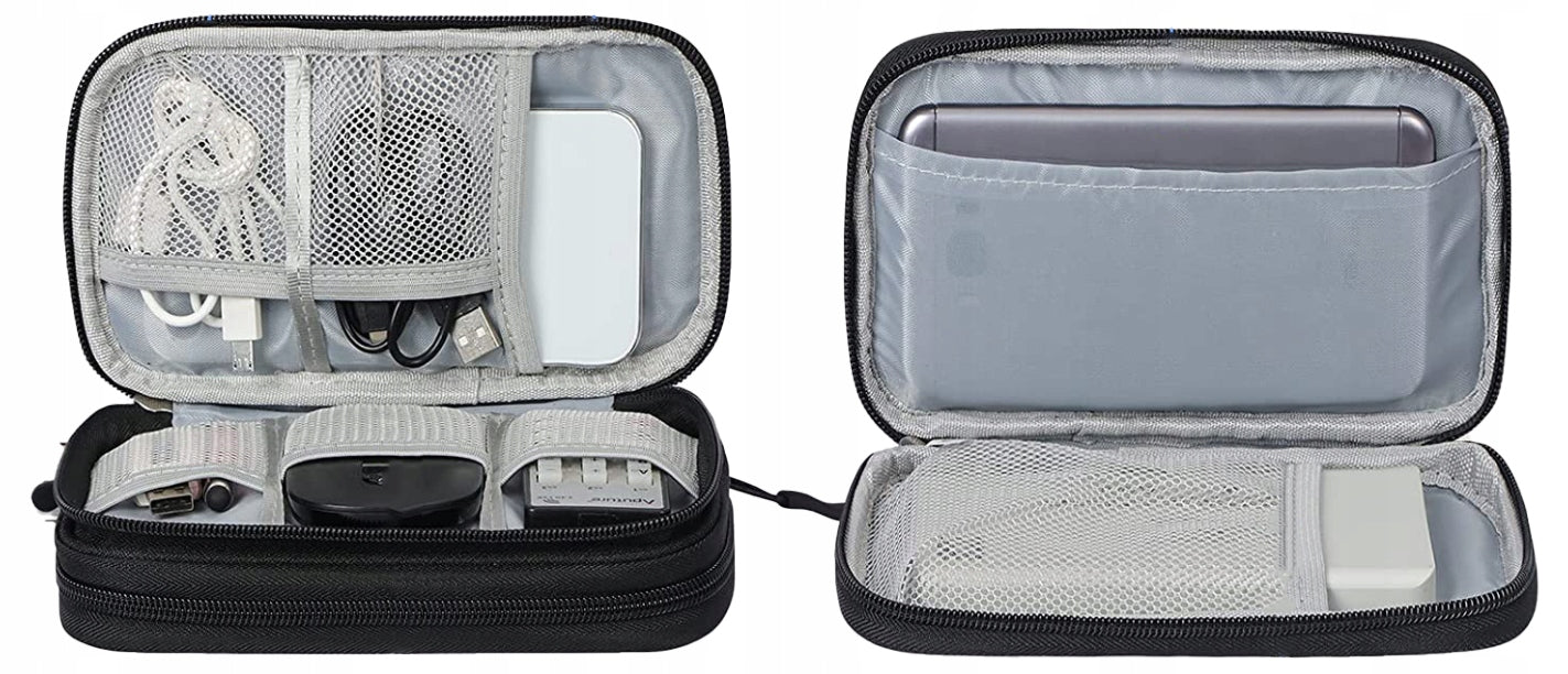 Travel Organizer Case for Charger Cables Accessories Manufacturer code pokrowiec na akcesoria karty sd powerbank
