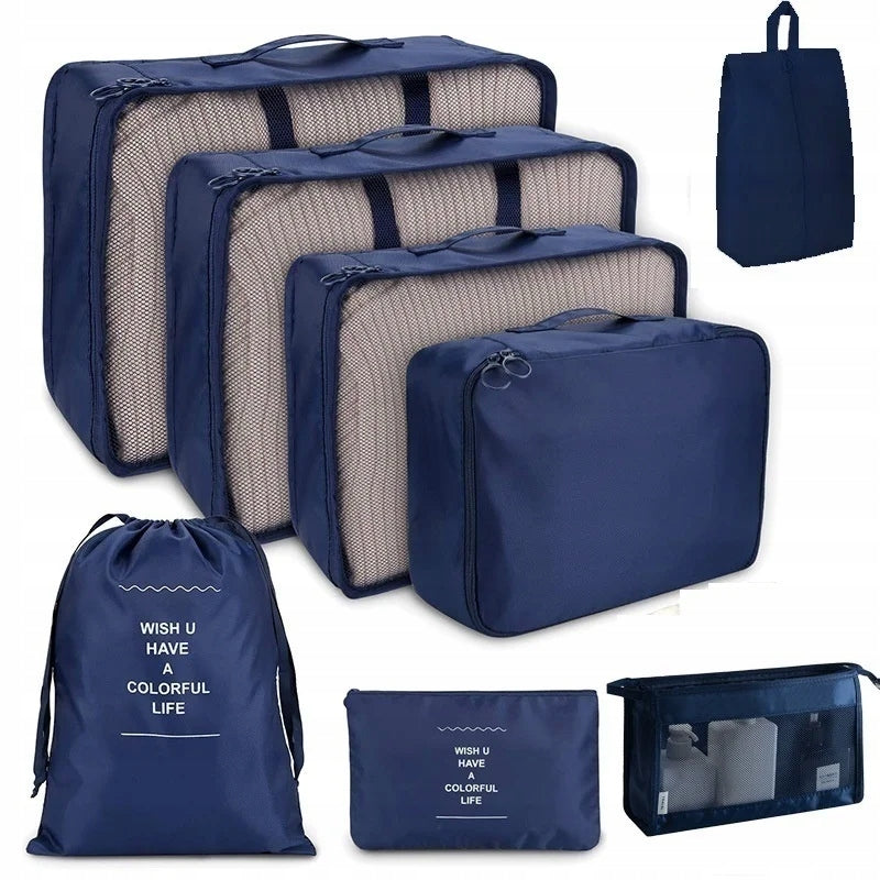 Travel Organizer for Suitcase Clothes Bags Set for Closet Set 8pcs
