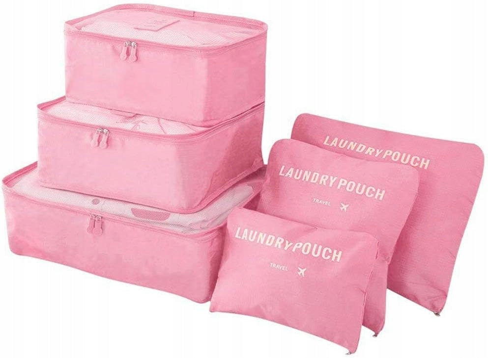 Travel Organizers for Packing 6pcs Multicolor Multifunctional Spacious