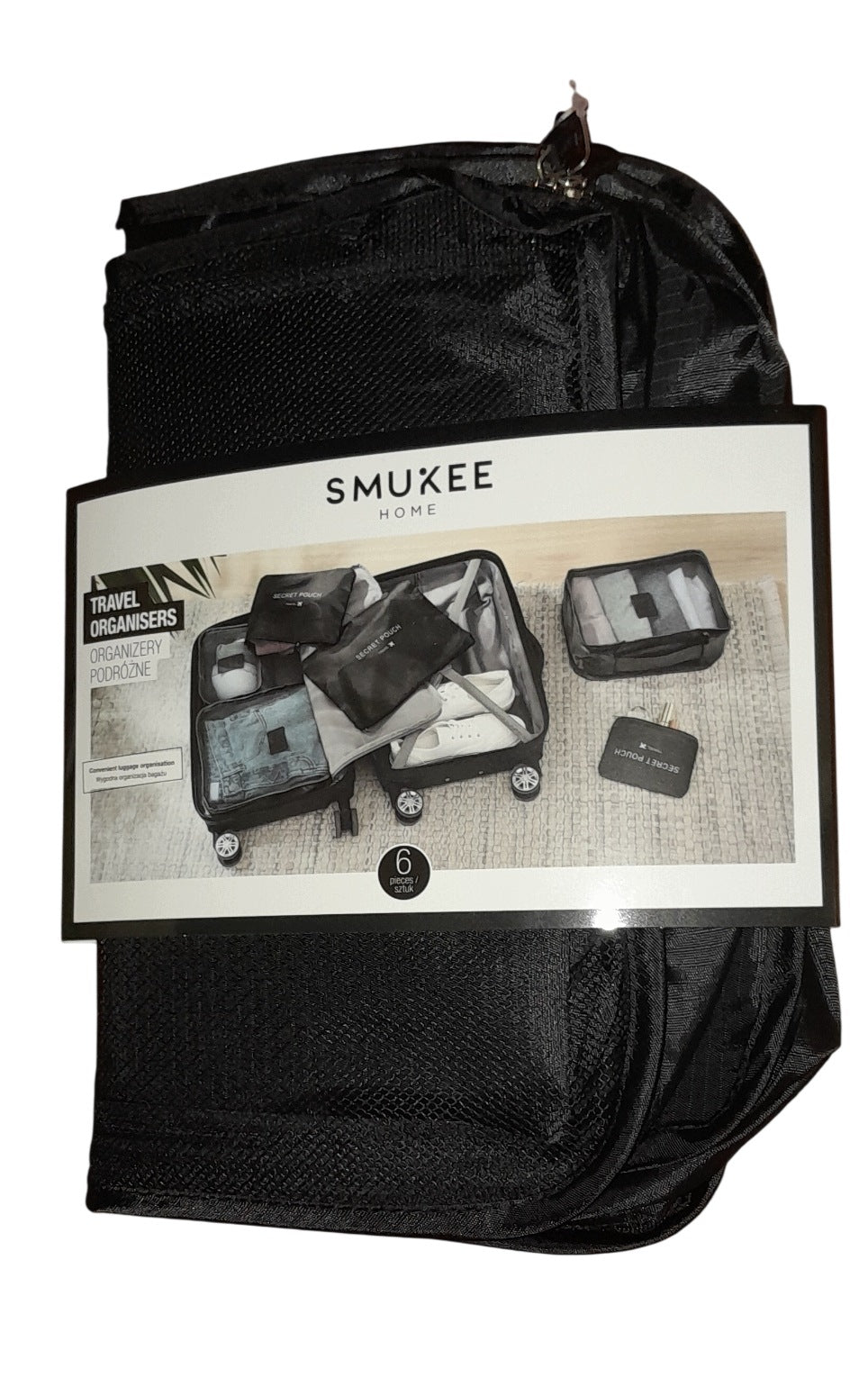 Travel Organizers for Suitcase 6pcs BLACK