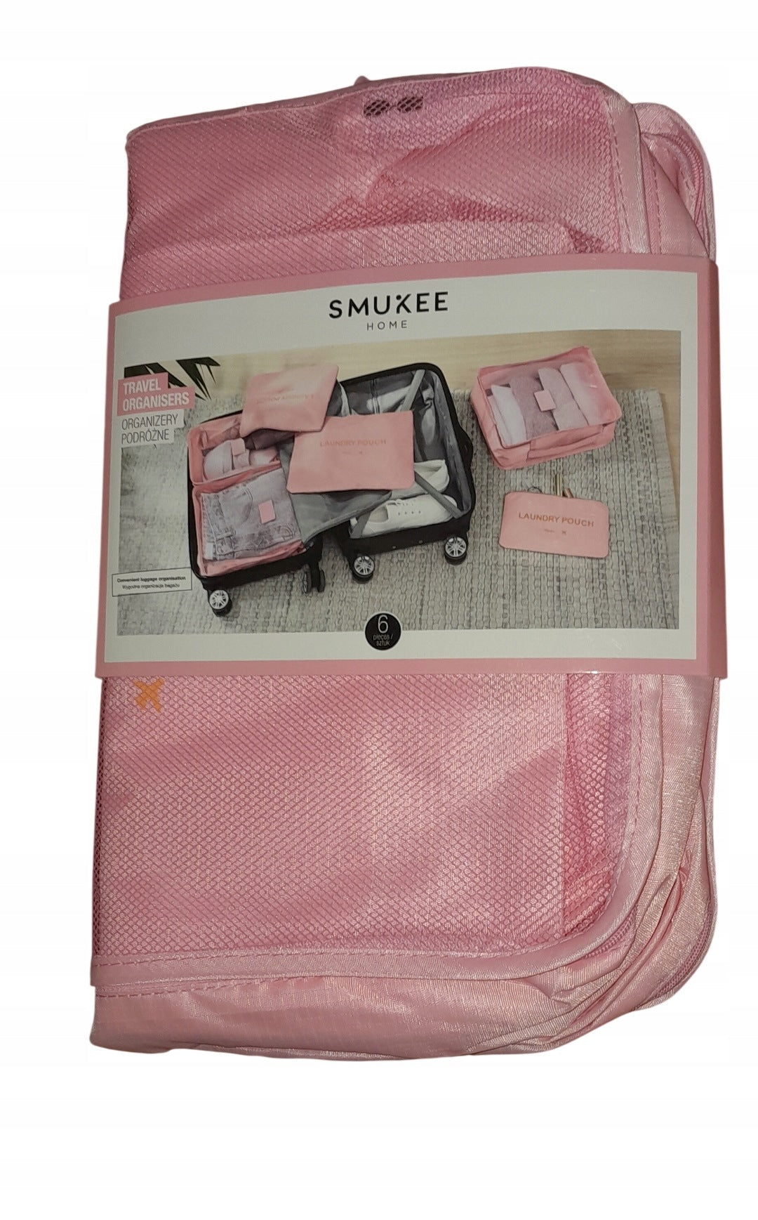 Travel Organizers for Suitcase 6pcs PINK
