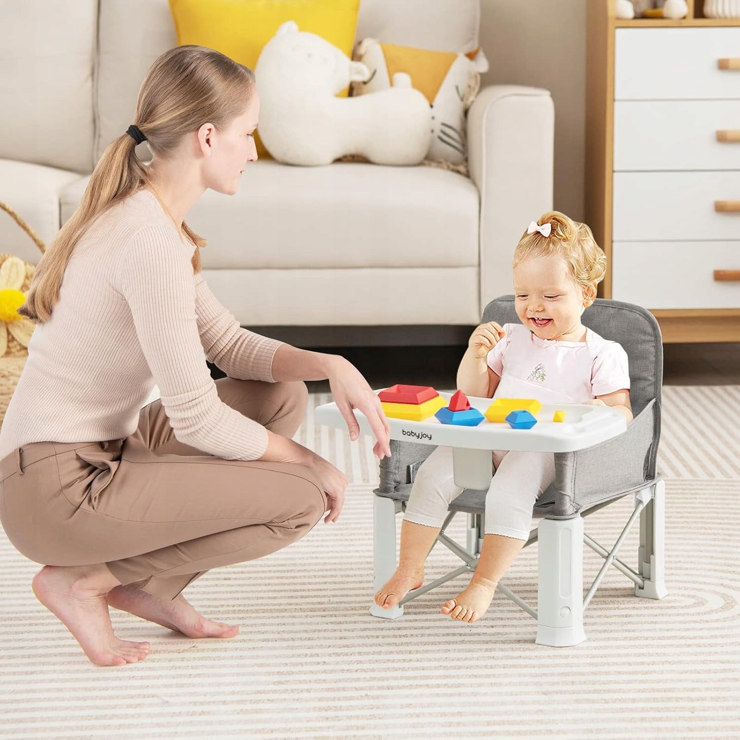 Travel Seat with Tray, Folding Portable, Highchair Manufacturer code AD10024GR