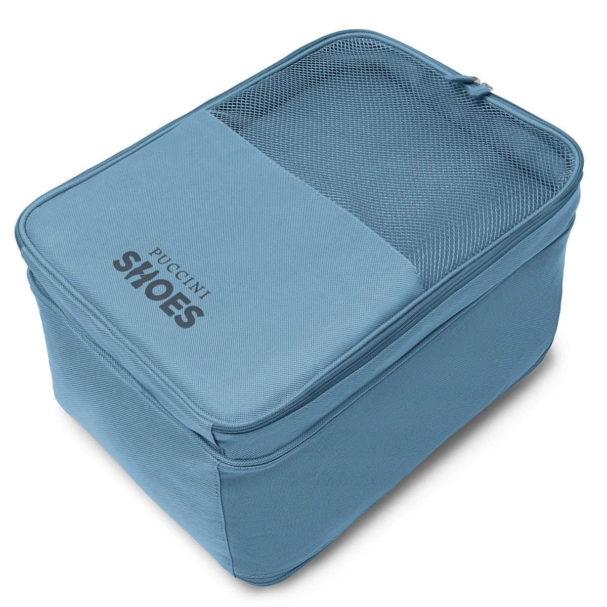 Travel Shoe Organizer Fastened Size L PUCCINI Blue SOL-7