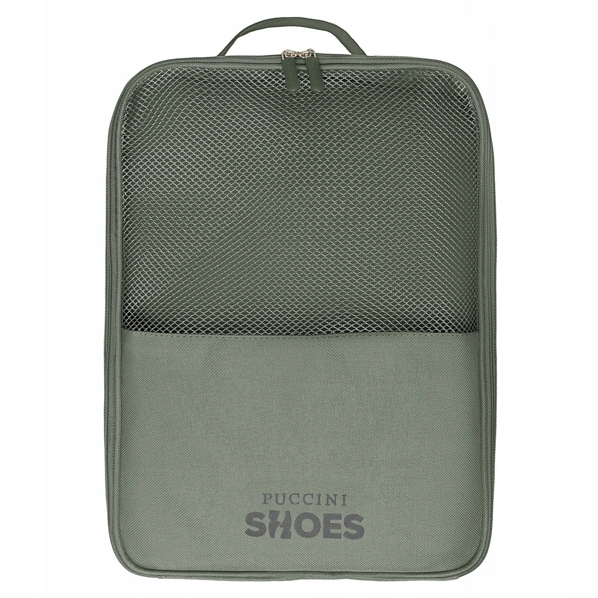 Travel Shoe Organizer Fastened Size L PUCCINI Green SOL-5A Packaging status original