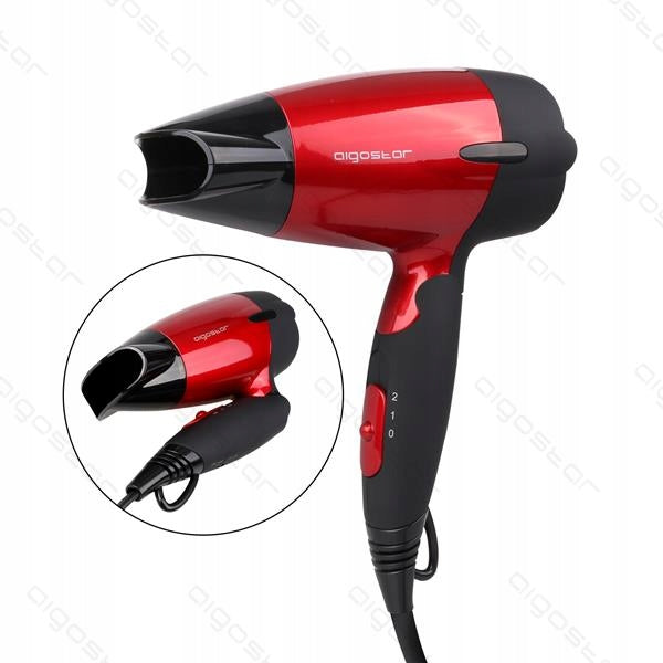 Travel, Tourist Hair Dryer with Folding Handle 1500W Aigostar Packaging status original