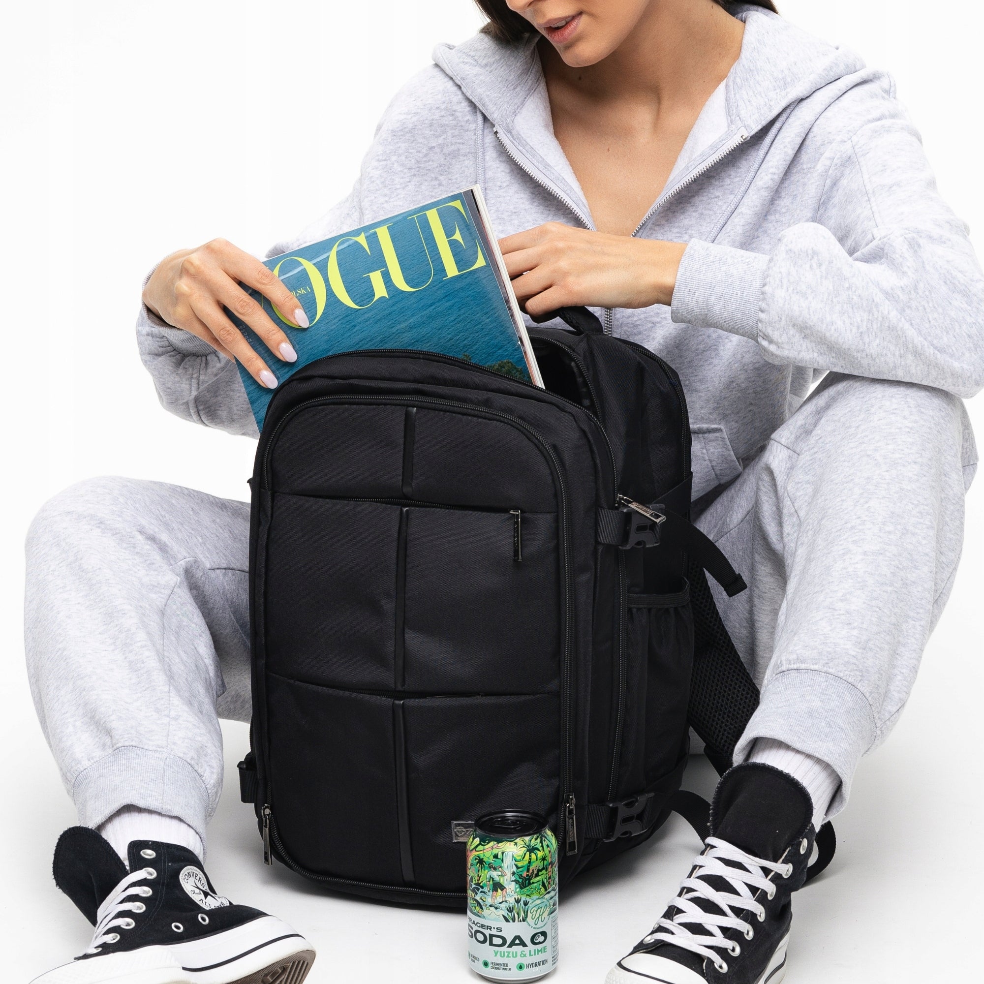 Travel backpack 40x20x25 for airplane RYANAIR light carry-on luggage ZAGATTO Brand Zagatto
