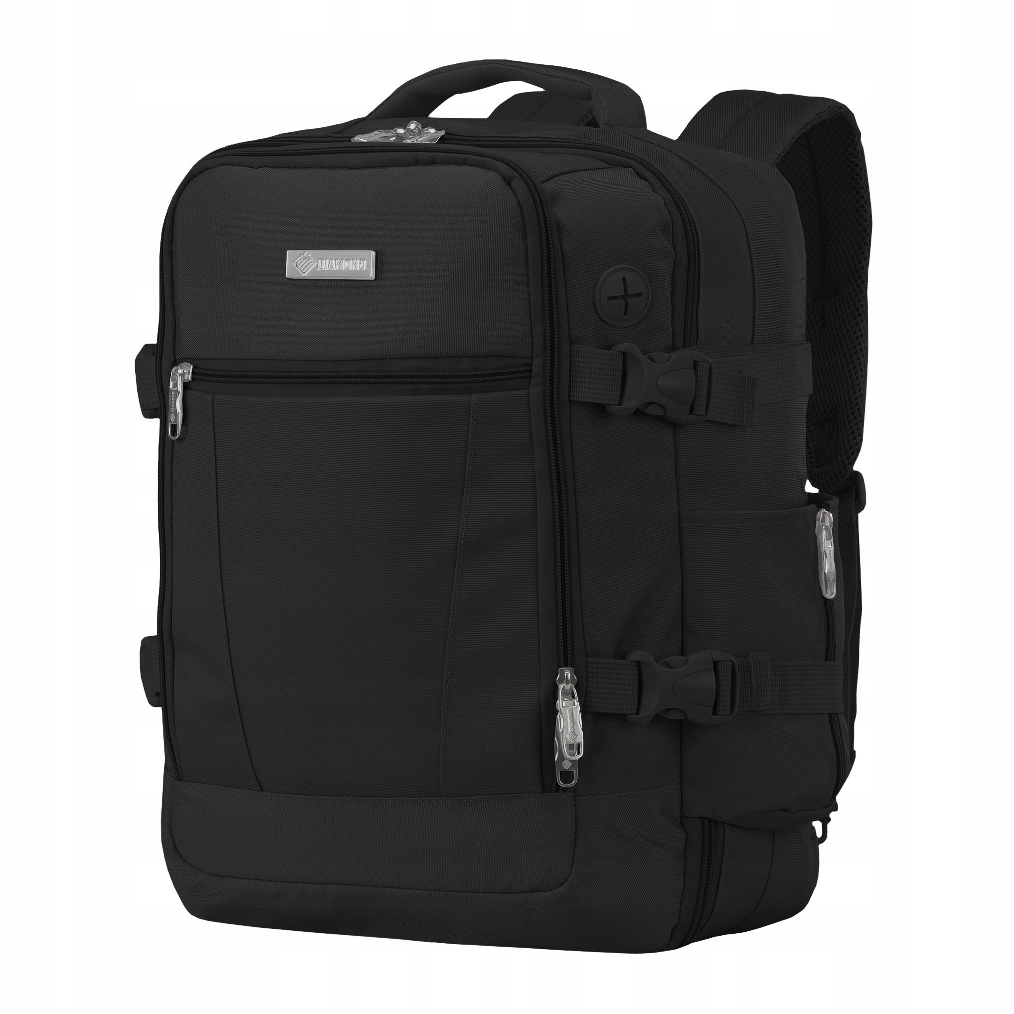 Travel backpack 40x30x20 for airplane 2in1 RYANAIR carry-on luggage DIAMOND