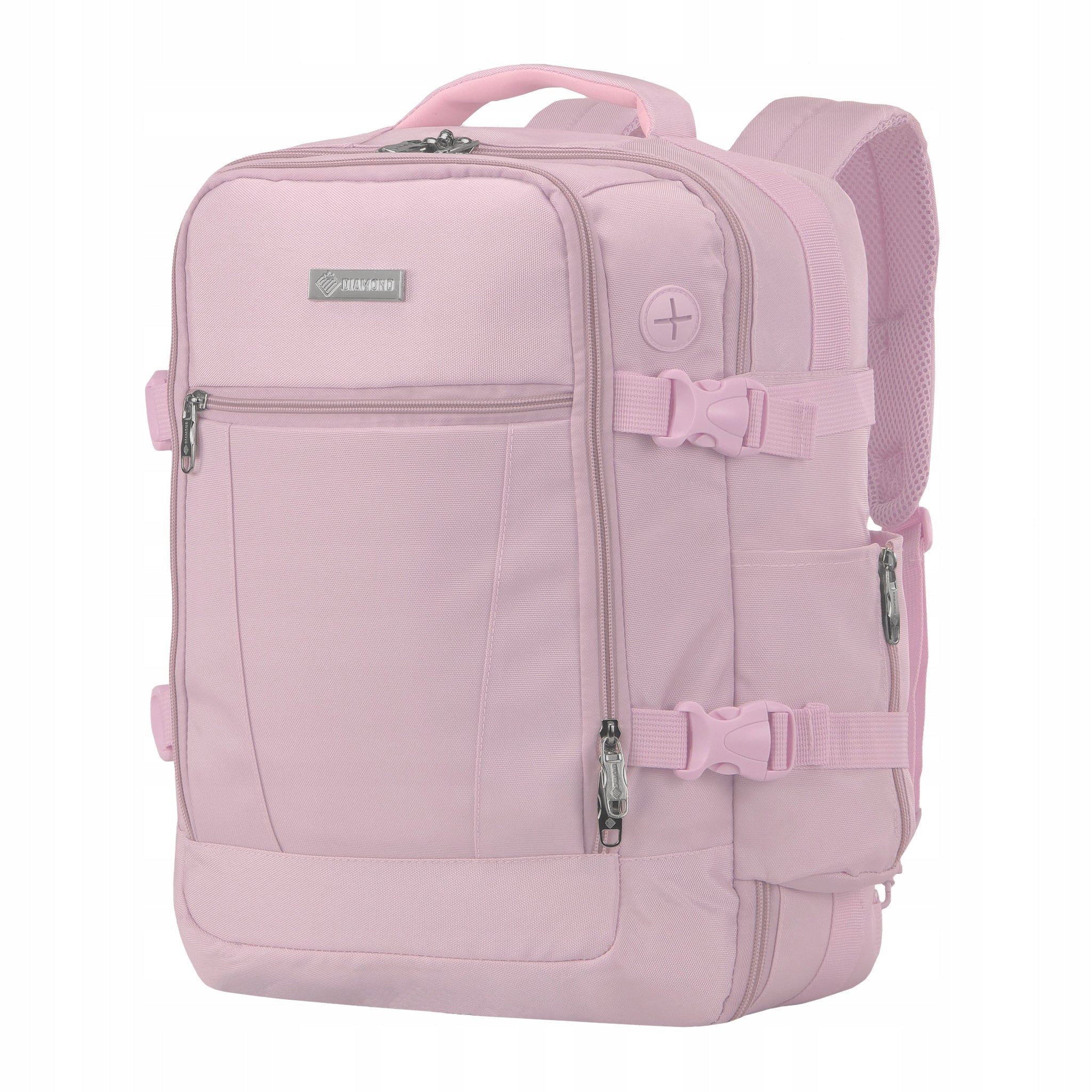 Travel backpack 40x30x20 for airplane 2in1 RYANAIR carry-on luggage DIAMOND