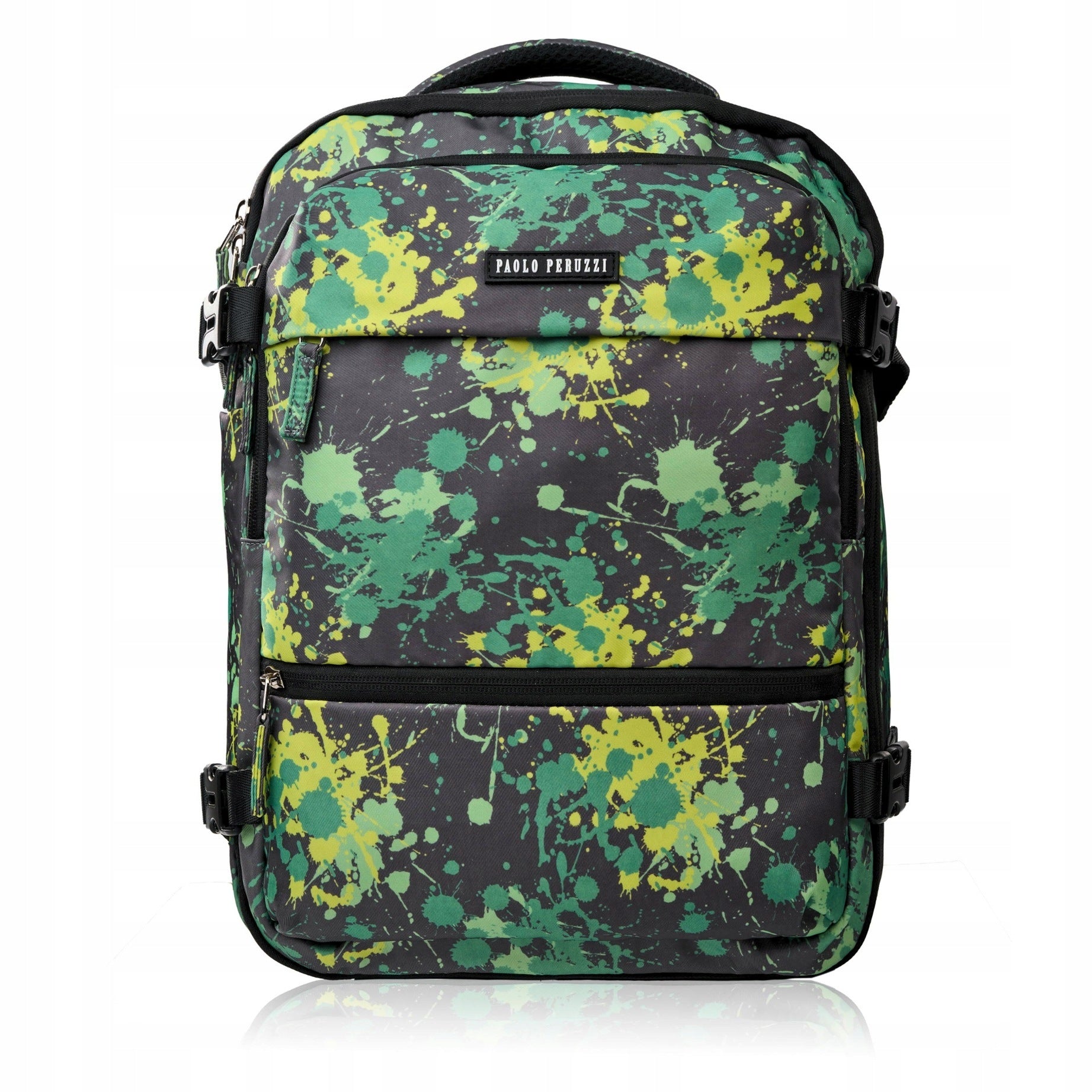 Travel backpack for airplane multifunctional roomy camo fashionable Paolo Peruzzi