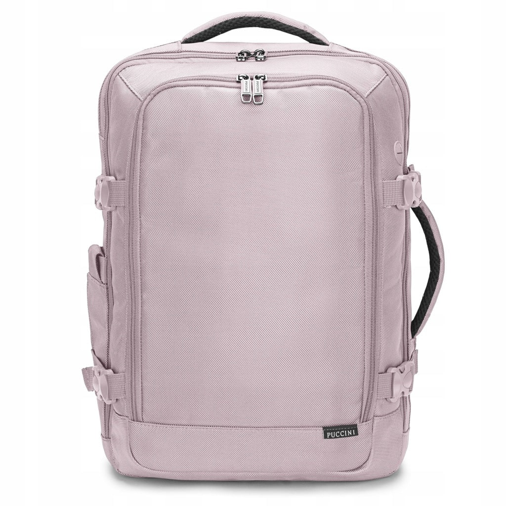 Travel backpack with laptop extension 16'' PUCCINI pink PM9031-3C Brand PUCCINI