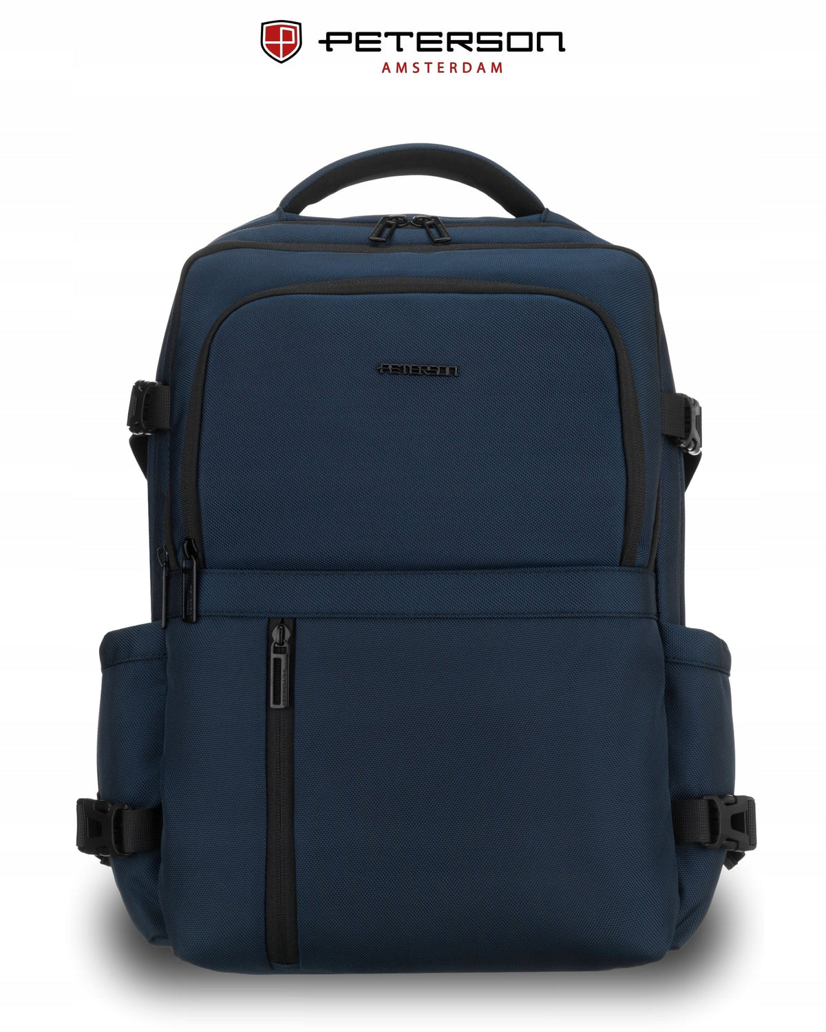 Travel backpack with space for a city laptop roomy sports Peterson Brand Peterson