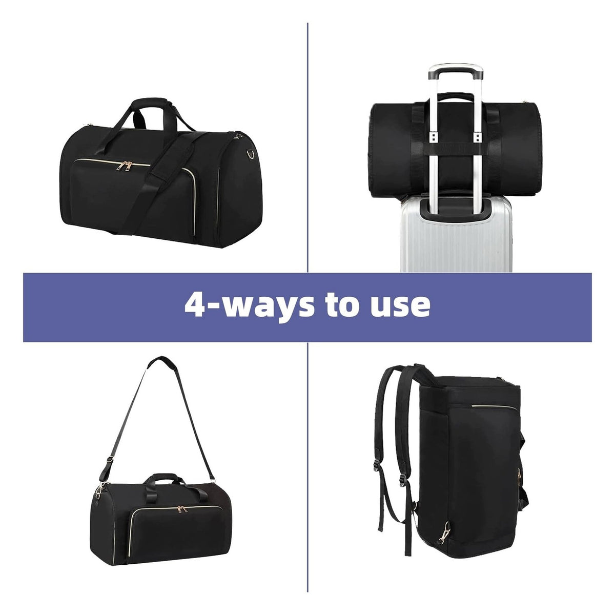 Travel bag - large capacity - with waterproof function Color red