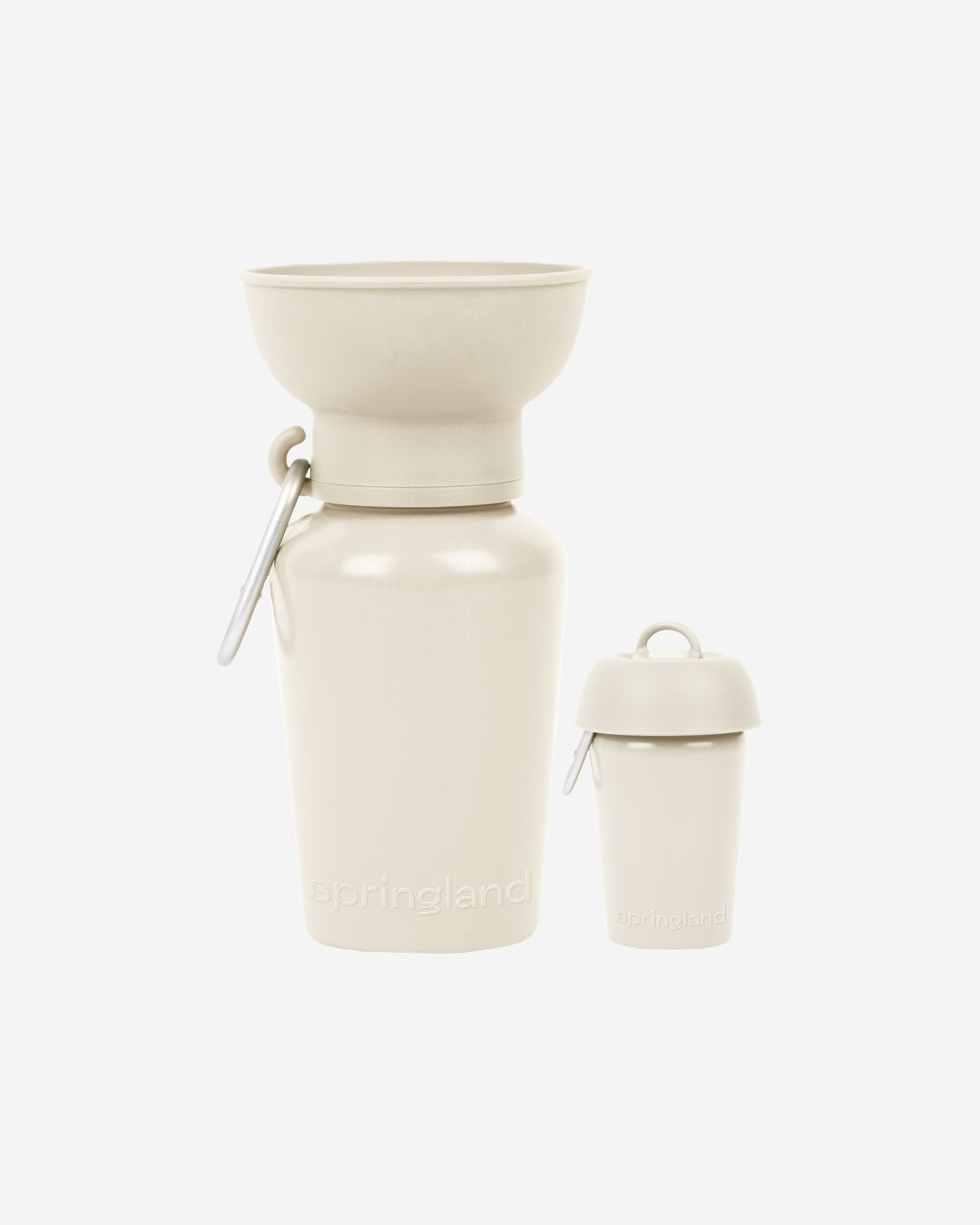 Travel bottle for dogs Springland beige 0,59 l