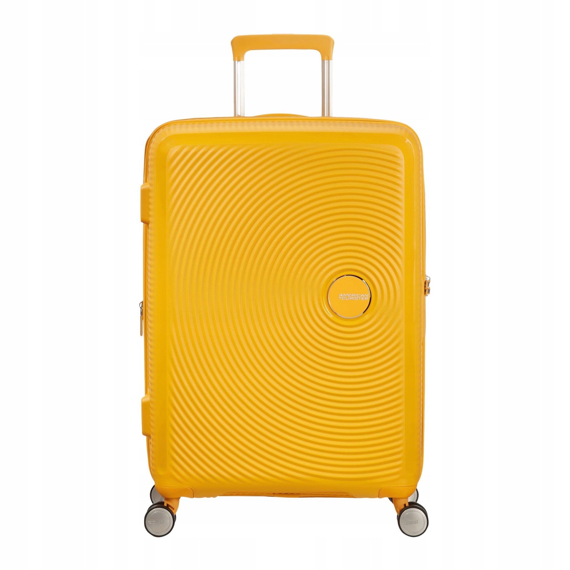 Travel case American Tourister Soundbox 81 l golden yellow