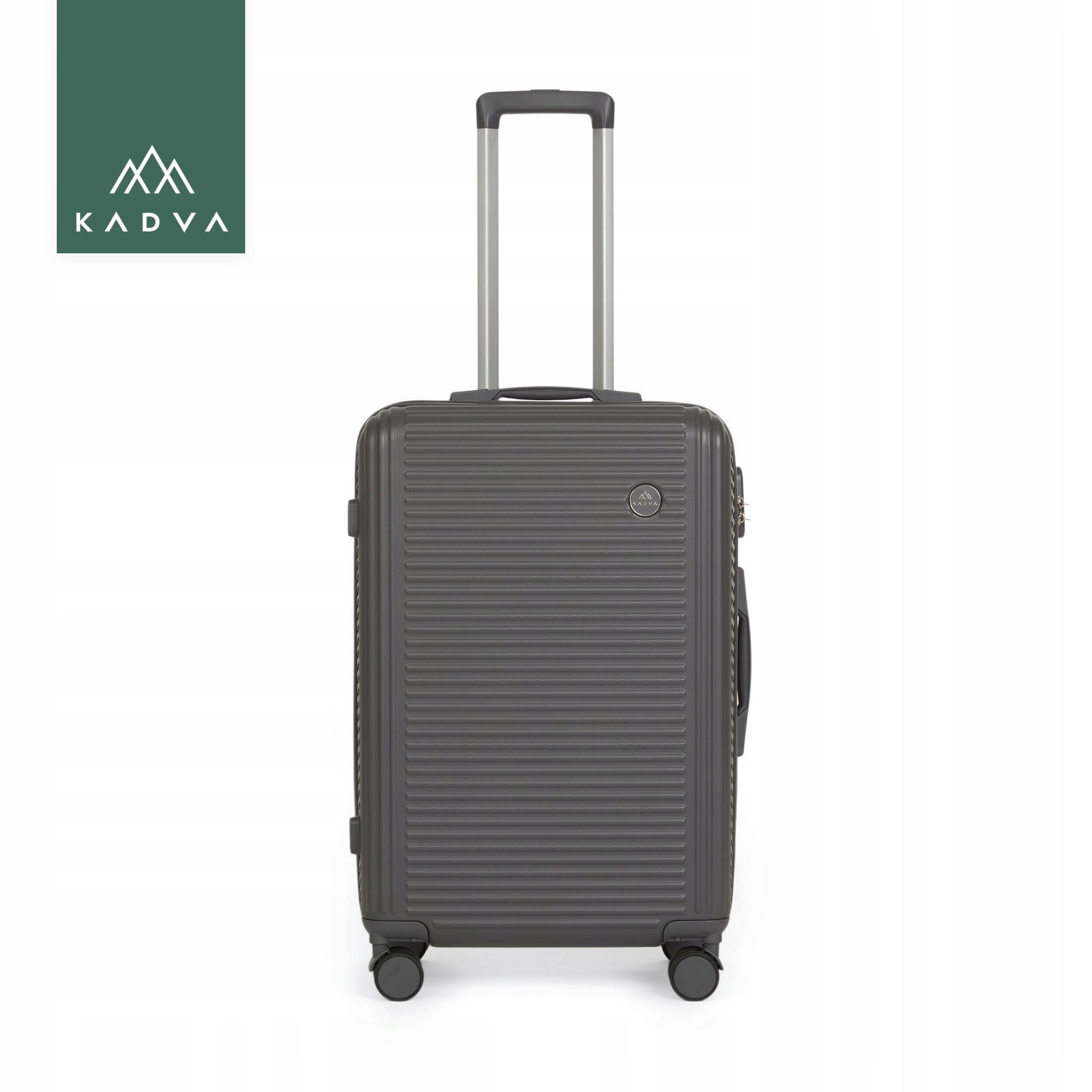 Travel case KADVA Palero 64l grey MEDIUM ON WHEELS LUGGAGE ABS HARD Packaging status original