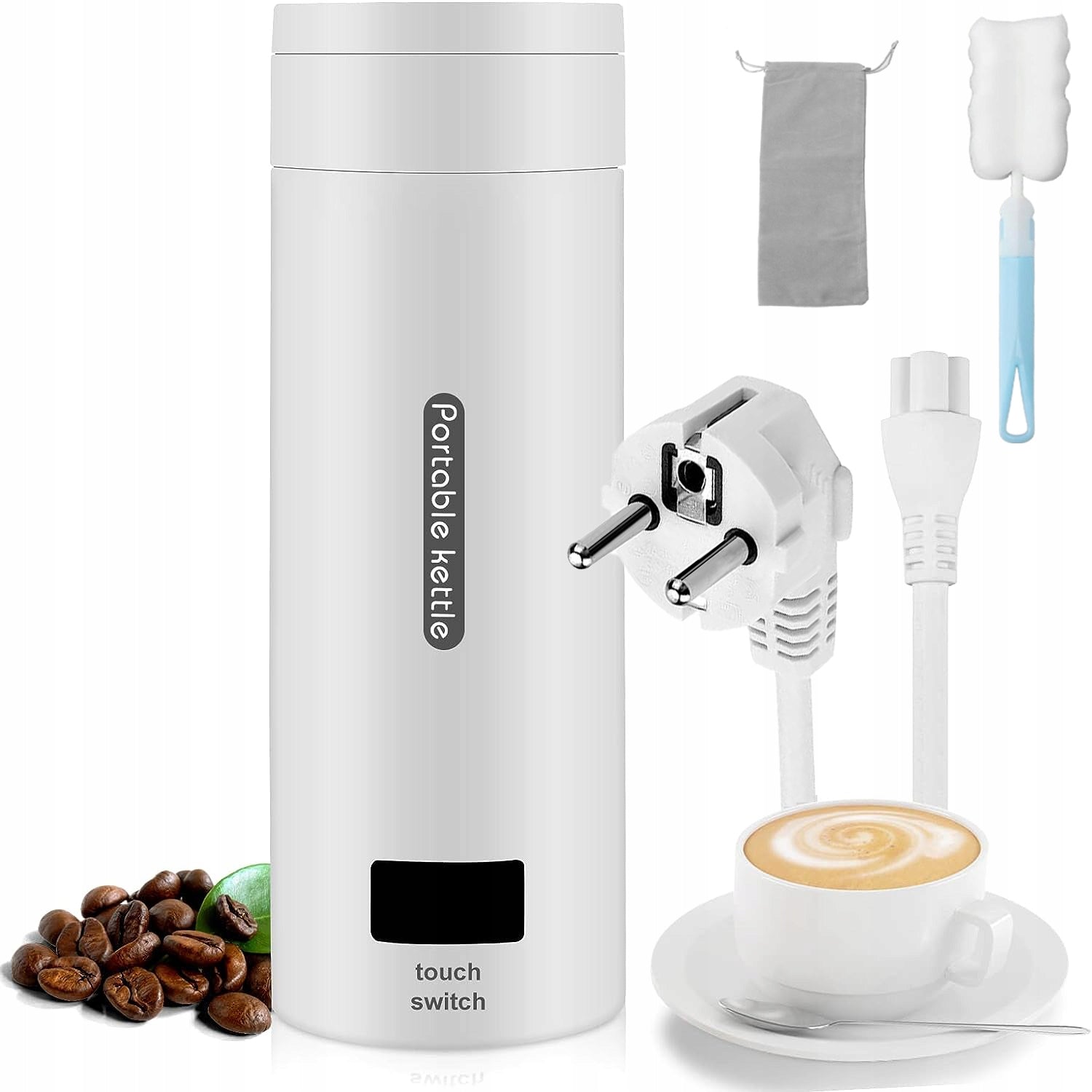 Travel electric kettle 380 ml 4 temperature settings 300 W Brand no brand