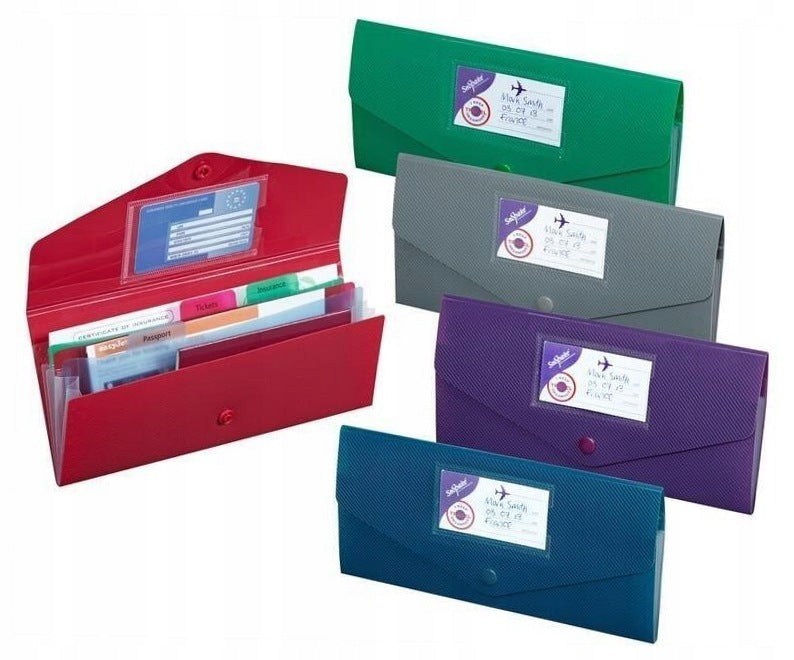 Travel envelope DL mix (5pcs)