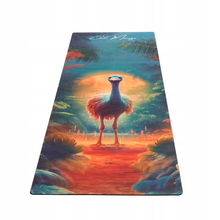 Travel exercise mat Chill Manago 183 cm x 61 cm blue