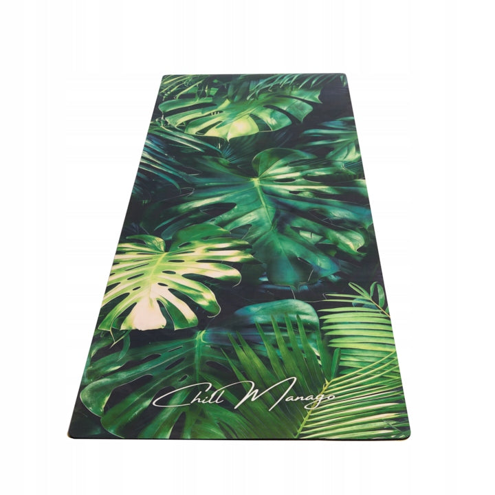 Travel exercise mat Chill Manago 183 cm x 61 cm green