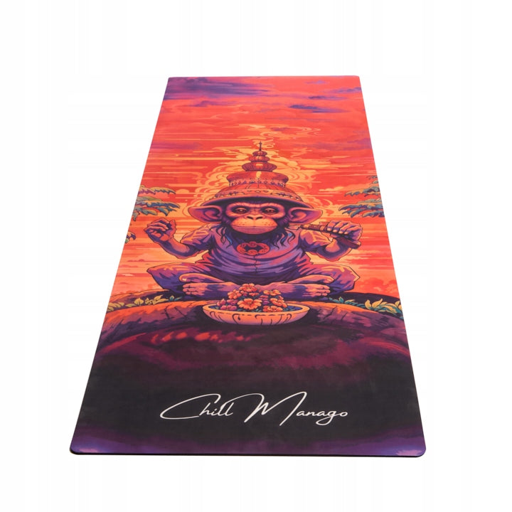 Travel exercise mat Chill Manago 183 cm x 61 cm orange