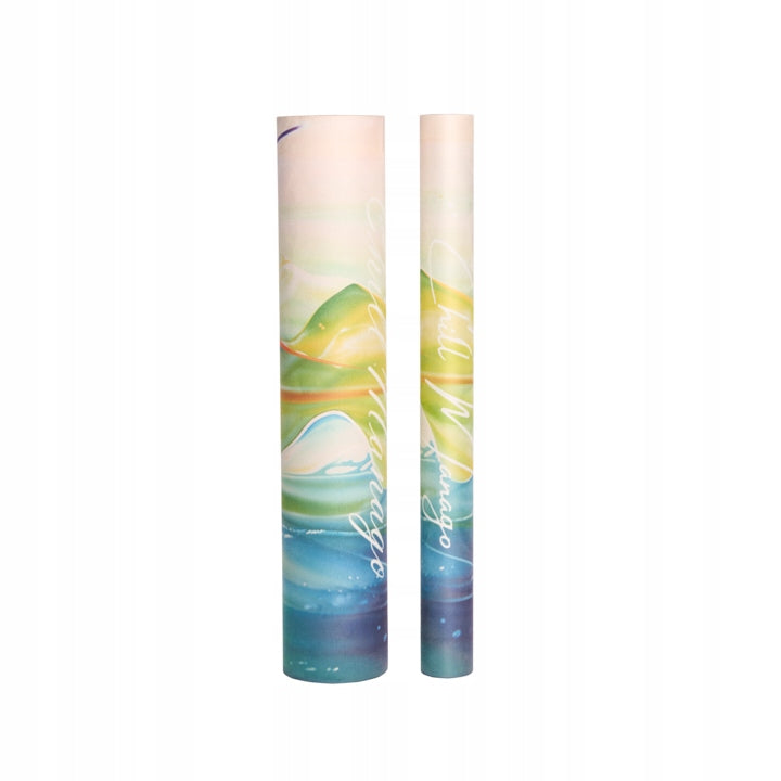 Travel exercise mat Chill Manago 183 cm x 61 cm white Packaging status original