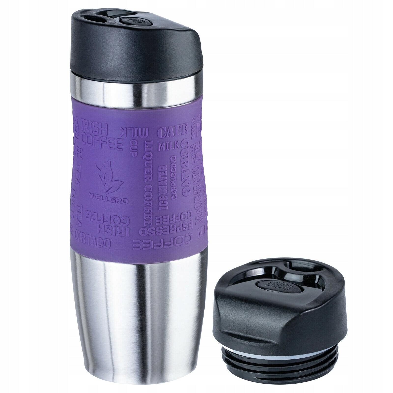 Termo Puodelis Bergner Silikoninis Nerūdijantis plienas (400 ml),