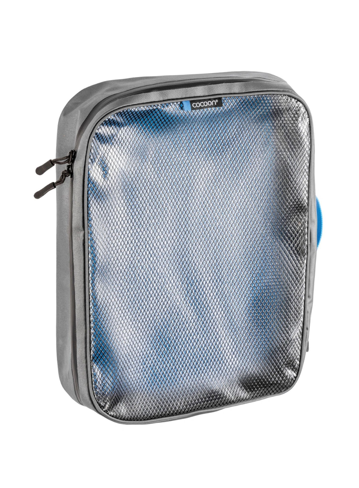 Travel organizer Cocoon Packing Cube - Laminated Net Top L - grey/blue