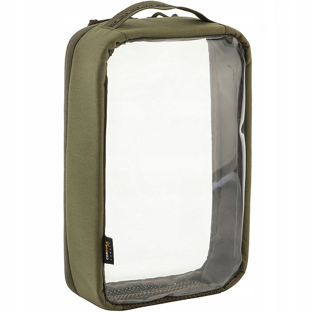 Travel organizer pouch M-Tac Elite transparent Large Ranger Green Color green