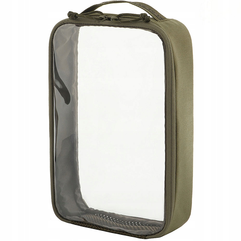 Travel organizer pouch M-Tac Elite transparent Large Ranger Green