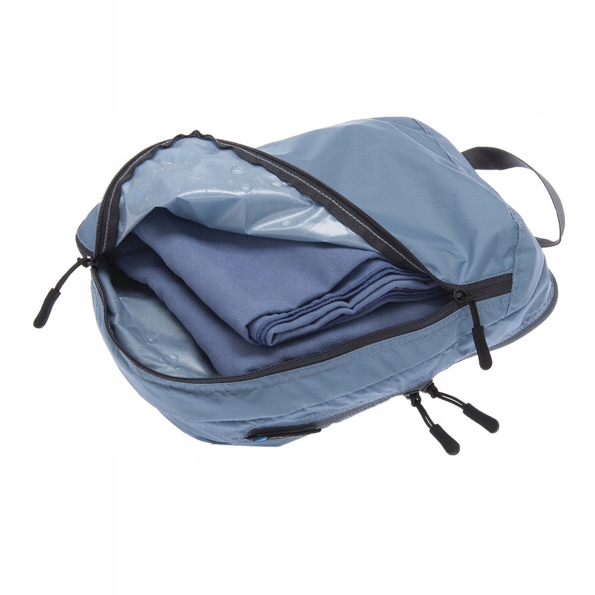 Travel organizer with two compartments Cocoon M 25 x 18 x 9 cm ash blue