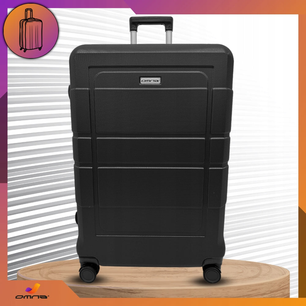 Travel suitcase large on wheels XXL ABS suitcases bag trunk wheels 94L Packaging status original