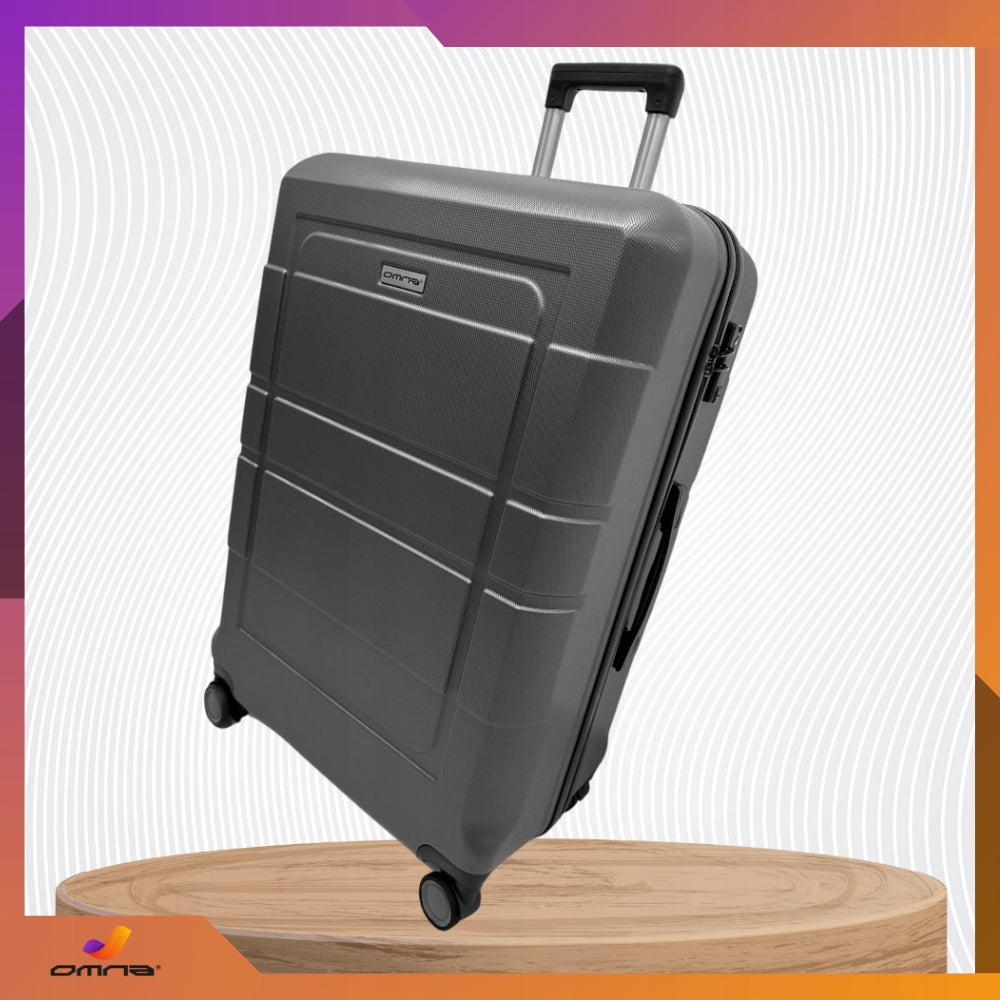 Travel suitcase medium on wheels XL cabin ABS suitcases bag wheels 63L EAN (GTIN) 5903858134499