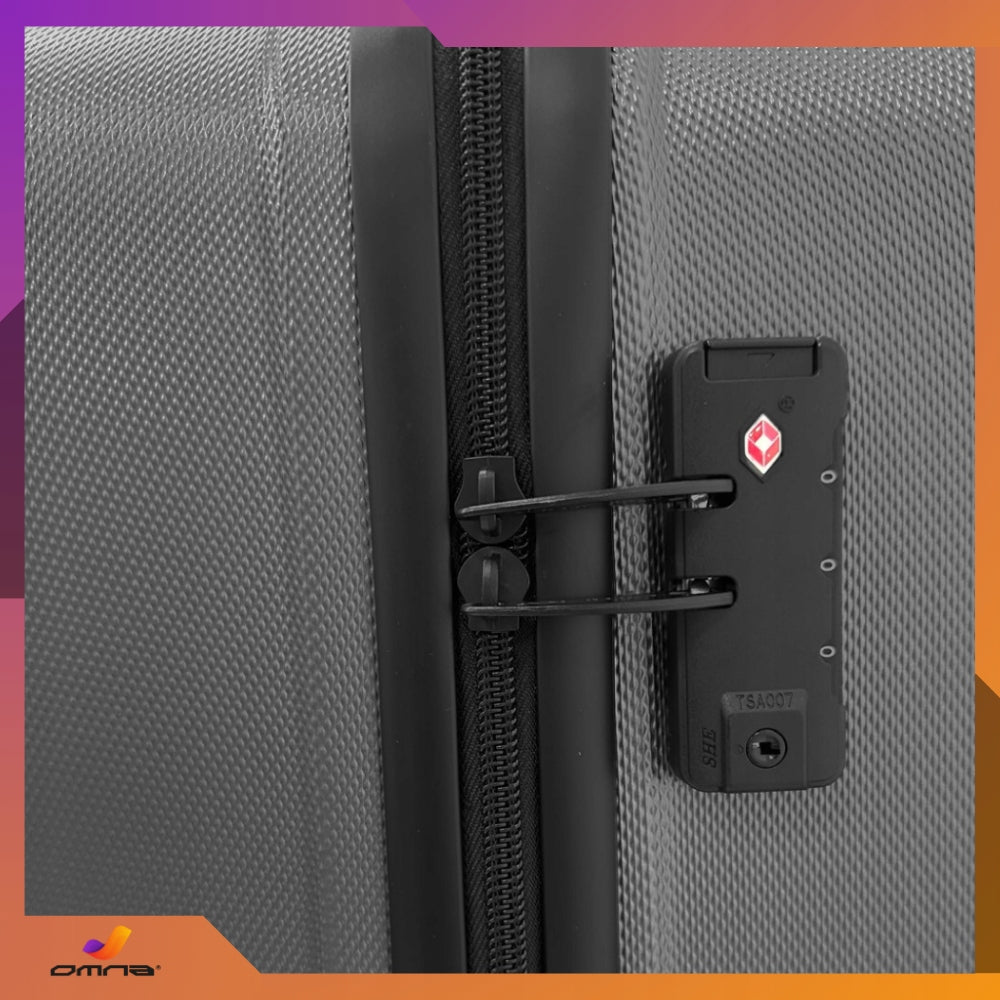 Travel suitcase medium on wheels XL cabin ABS suitcases bag wheels 63L Width (longer edge) 44 cm