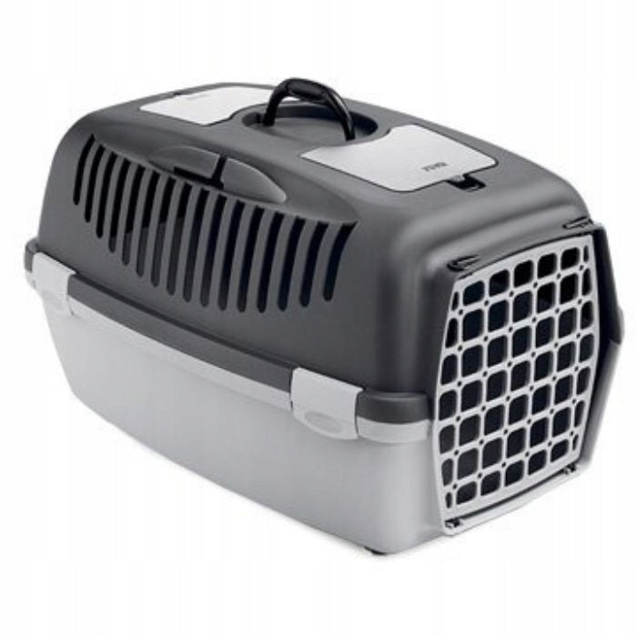 Travel transporter for dogs 10-12kg Gulliver 3 Grey 61x40x38cm Kind carrier