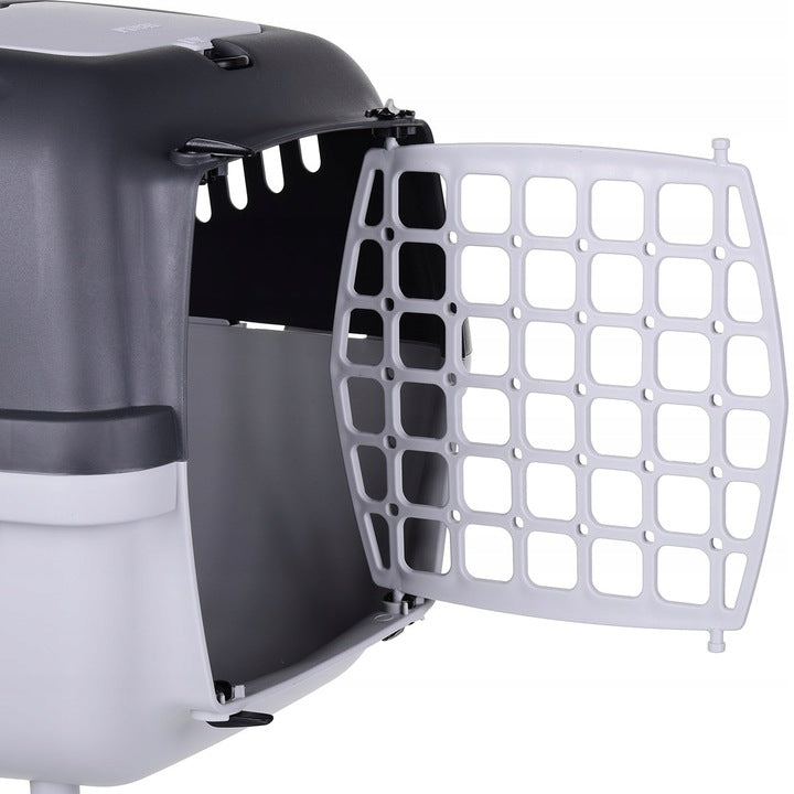 Travel transporter for dogs 10-12kg Gulliver 3 Grey 61x40x38cm Manufacturer code 97301